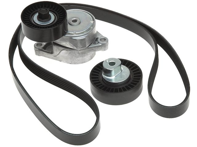 Alternator, Water Pump and Power Steering Serpentine Belt Drive Component Kit - 2001-2005 BMW 530i 3.0L 6-Cylinder GAS - Gates 1054-03692304