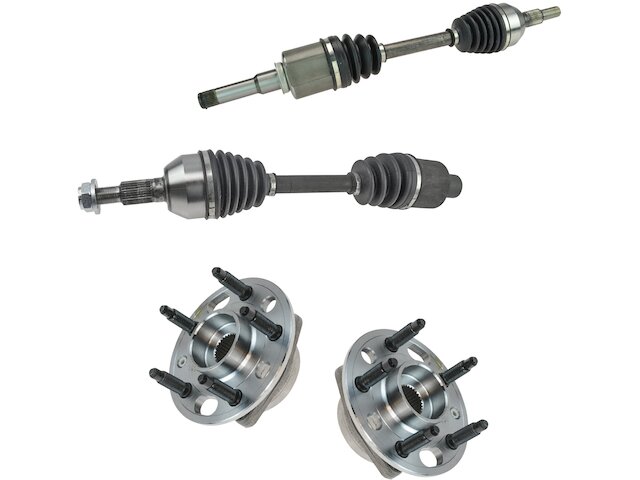 CV Axle and Wheel Bearing Hub Assembly Kit - 4 Piece - 2010-2017 Chevrolet Equinox 2.4L 4-Cylinder - TRQ 30482-07034616