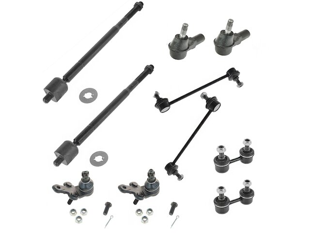 Front and Rear Ball Joint Sway Bar Link Tie Rod End Kit 10 Piece - 1995-1996 Toyota Avalon - TRQ 7930-07068621