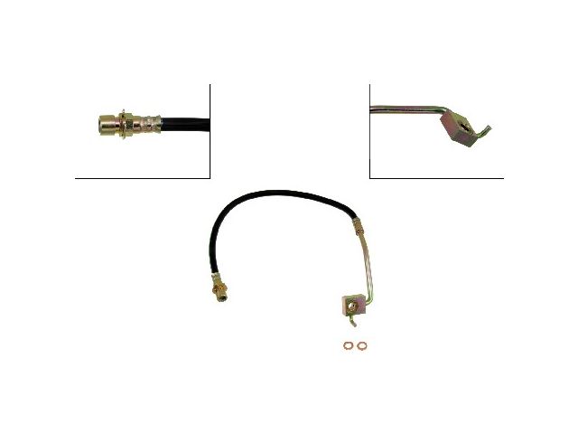 Front Left Brake Hose - 1976-1979 Ford F250 4WD Standard Cab Pickup - Dorman 5312-07075005