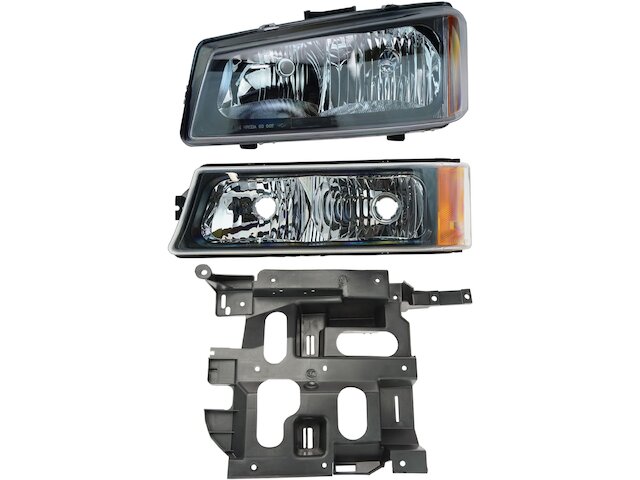 Headlight Assembly and Parking Light Kit 3 Piece - 2007 Chevrolet Silverado 2500 HD Classic - DIY Solutions 137388-07084168