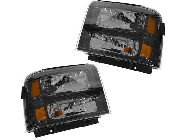 Headlight Assembly Set 2 Piece - 2005-2007 Ford F250 Super Duty Harley-Davidson Edition - DIY Solutions 18249-07089116