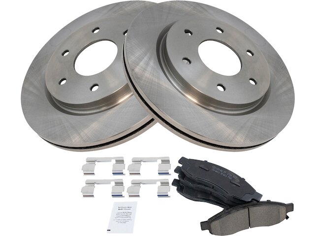 Front Brake Pad and Rotor Kit - 2005-2006 Infiniti QX56 - TRQ 18390-07114519