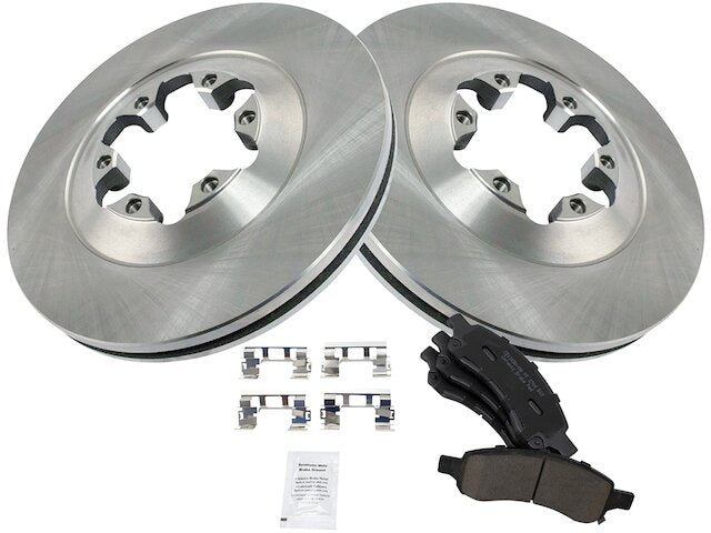 Front Brake Pad and Rotor Kit - 2009-2012 GMC Canyon - TRQ 30036-07139677