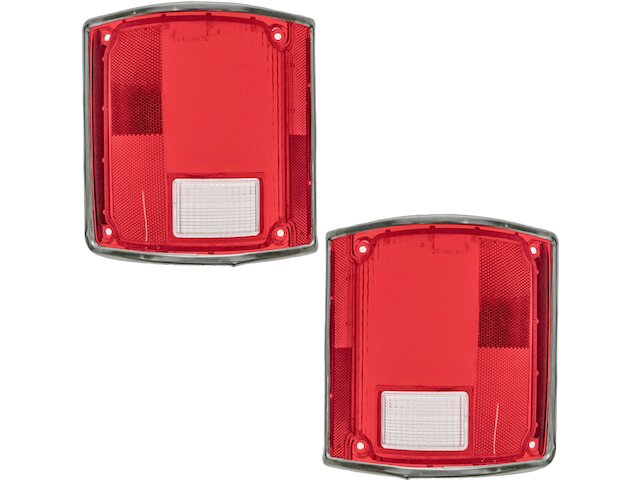 Tail Light Lens Set 2 Piece - 1973-1986 Chevrolet C10 Suburban - DIY Solutions 13983-07173024