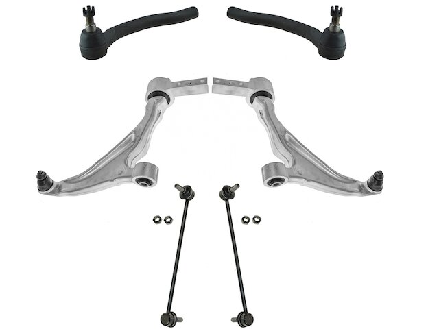Front Lower Control Arm Ball Joint Sway Bar Link and Outer Tie Rod Kit - 6 Piece - 2009-2015 Honda Pilot - TRQ 29982-07187541
