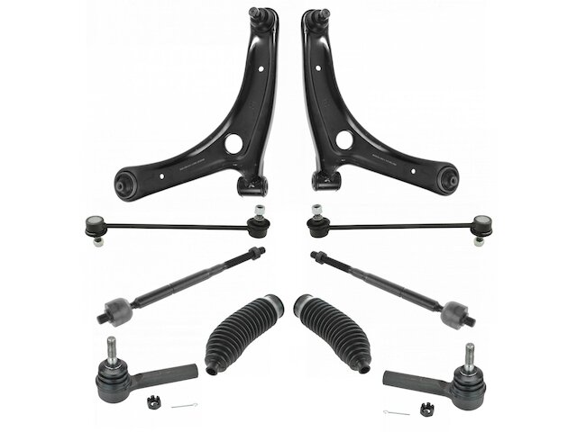 Front Lower Control Arm Ball Joint Tie Rod and Sway Bar Link Kit - 10 Piece - 2007-2017 Jeep Patriot - TRQ 19027-07190519