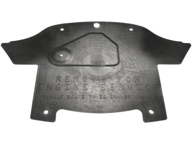 Front Rearward Undercar Engine Shield - Black - 2005-2010 Chrysler 300 - Dorman 18229-07204263