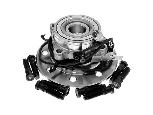 Front Right Wheel Hub Assembly - 1998-1999 Dodge Ram 3500 - Quality-Built 1998-07205328