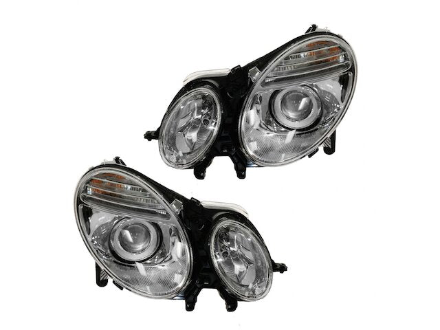 Headlight Assembly Set 2 Piece - 2005 Mercedes E320 - DIY Solutions 18460-07234348