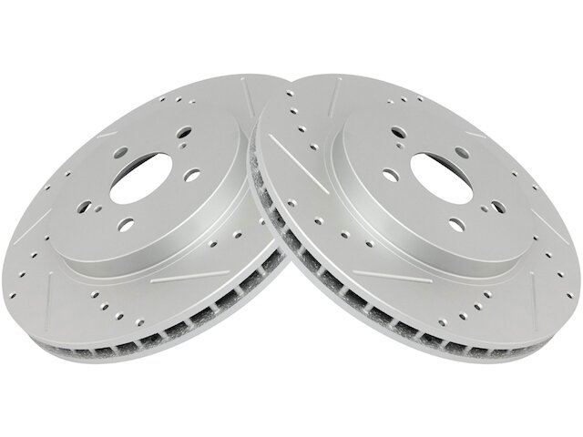 Front Brake Rotor Set 2 Piece - 2007-2009 Lexus RX350 - TRQ 19030-07235951