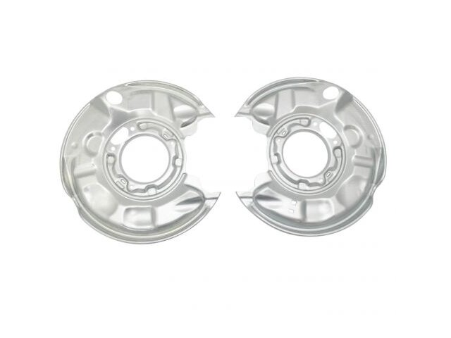 Left and Right Brake Dust Shield 2 Piece - 2003-2005 Mercedes CLK320 - TRQ 6371-07243635