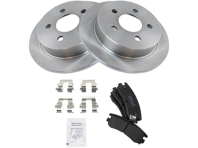 Rear Brake Pad and Rotor Kit - 1999-2005 Pontiac Grand Am - TRQ 4688-07251924