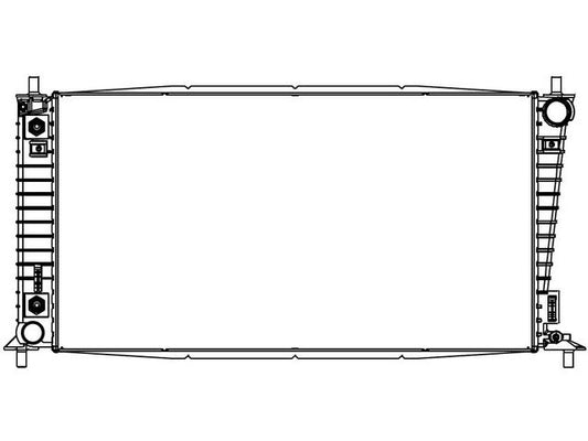 Radiator - 2004-2006 Lincoln Navigator 5.4L V8 - APDI 17949-07253900