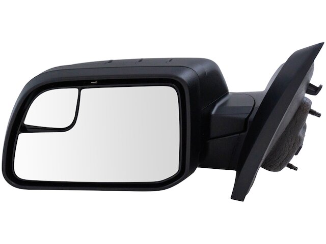 Left Driver Side Power Mirror - Textured Black - with Spotter Glass - 2011-2014 Ford Edge (From 02/07/2011) - DIY Solutions 96723-07316714