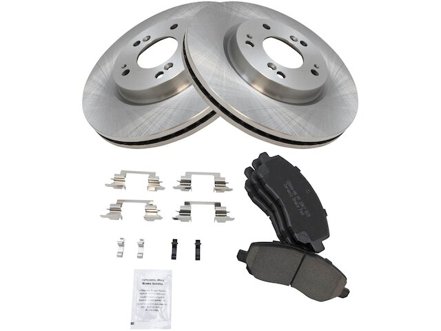 Front Brake Pad and Rotor Kit - 2006-2012 Mitsubishi Eclipse - TRQ 18615-07318144
