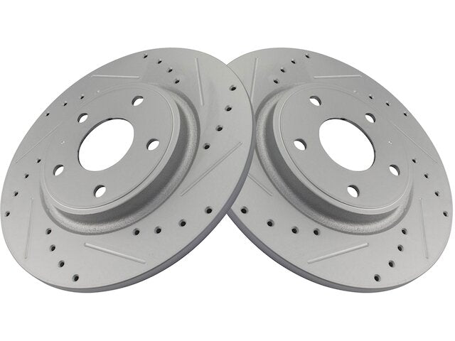 Rear Brake Rotor Set 2 Piece - 2012-2020 Dodge Journey - TRQ 118661-07319292