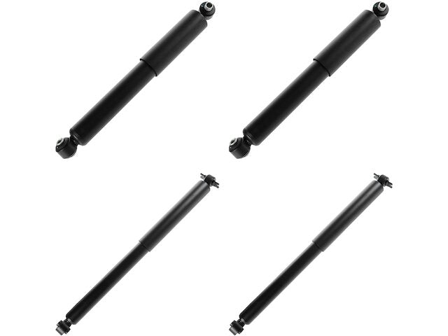 Front and Rear Shock Absorber Set 4 Piece - 1992-1999 Chevrolet K1500 Suburban 4WD - TRQ 3392-07324725