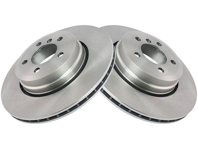 Rear Brake Rotor Set 2 Piece - 2006-2008 BMW 750Li - TRQ 18572-07329856