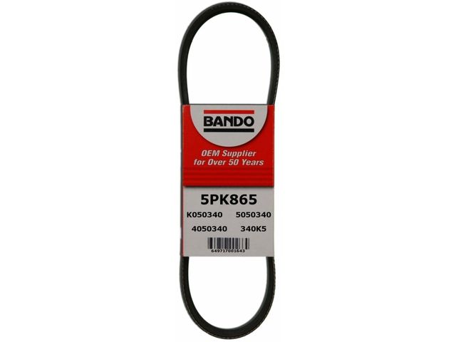Water Pump and Alternator Accessory Drive Belt - 1998 Toyota T100 2.7L 4-Cylinder - Bando 8214-07330516