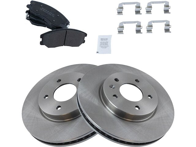 Front Brake Pad and Rotor Kit - 2008-2010 Saturn Vue - TRQ 28615-07333256