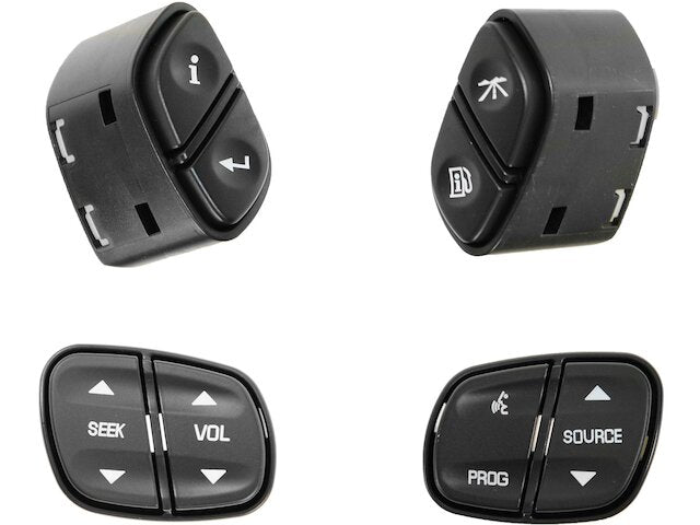 Steering Wheel Switch Set 4 Piece Set - 2003-2007 Cadillac Escalade - DIY Solutions 2854-07333639