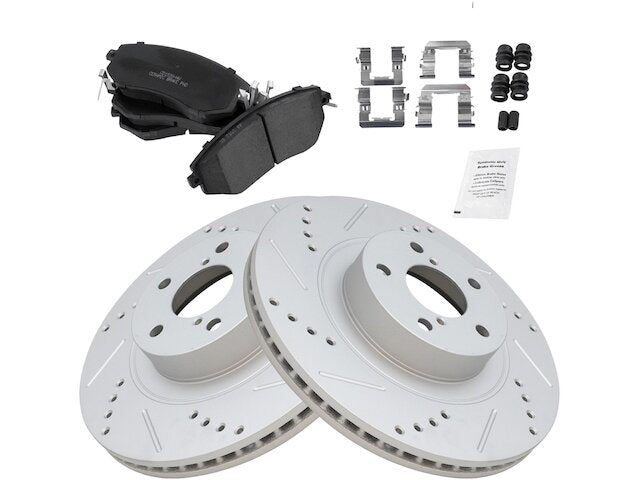 Front Brake Pad and Rotor Kit - 2013-2014 Subaru Outback - TRQ 119613-07337967