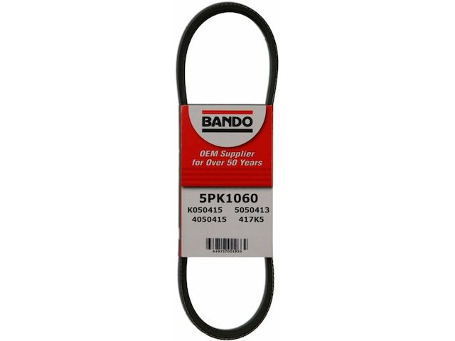 Water Pump and Alternator Accessory Drive Belt - 2010-2014 Volkswagen Golf - Bando 96066-07341145