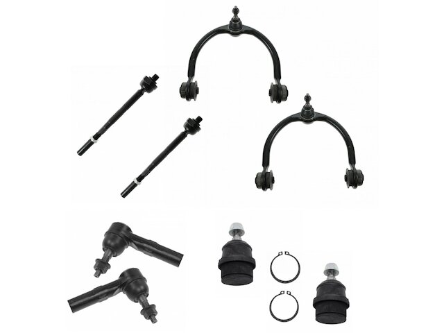 Front Control Arm Ball Joint Tie Rod End Kit 8 Piece - 2005-2010 Jeep Grand Cherokee - TRQ 18364-07343017