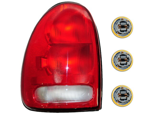 Tail Light Assembly with Socket 4 Piece - 1996-2000 Plymouth Voyager - DIY Solutions 2516-07348880