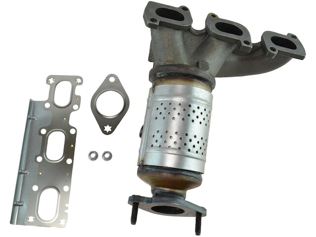 Left Exhaust Manifold with Integrated Catalytic Converter - 2011-2013 Ford Explorer 3.5L V6 - DIY Solutions 96849-07351816