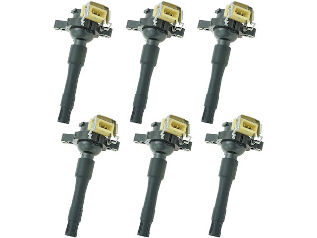 Ignition Coil Kit - 6 Piece - 1997-2000 BMW 528i - TRQ 1044-07354500
