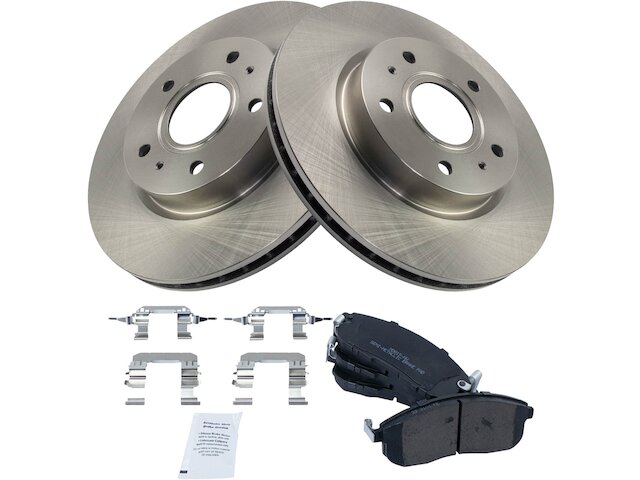 Brake Pad and Rotor Kit - 2007-2013 Suzuki SX4 - TRQ 23937-07357618