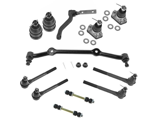 Front Ball Joint Sway Bar Link Tie Rod End Kit 12 Piece - 1996-2003 GMC Sonoma RWD - TRQ 4207-07361439