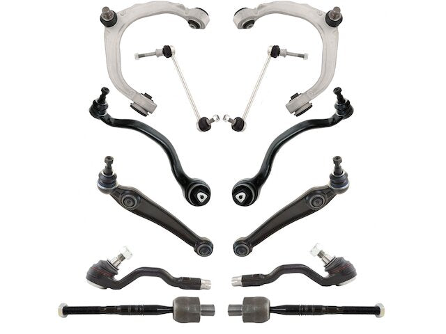 Front Control Arm Sway Bar Link Tie Rod Kit 12 Piece - 2007-2013 BMW X5 - TRQ 24083-07363440