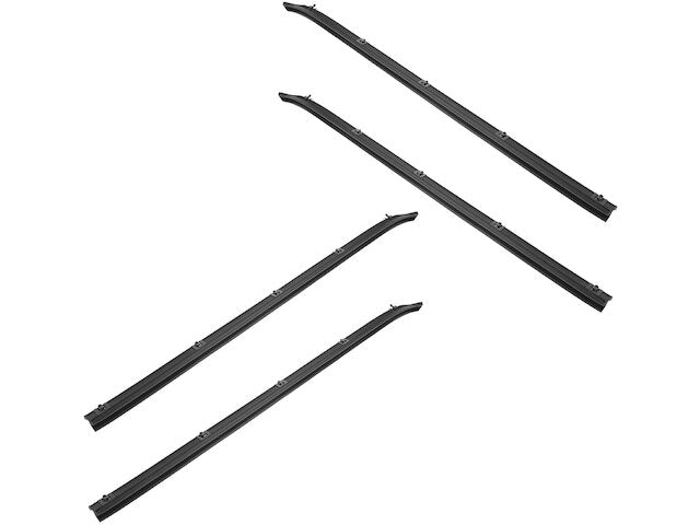 Door Window Belt Weatherstrip Set 4 Piece Set - 1981-1993 Dodge D350 - DIY Solutions 1805-07364426