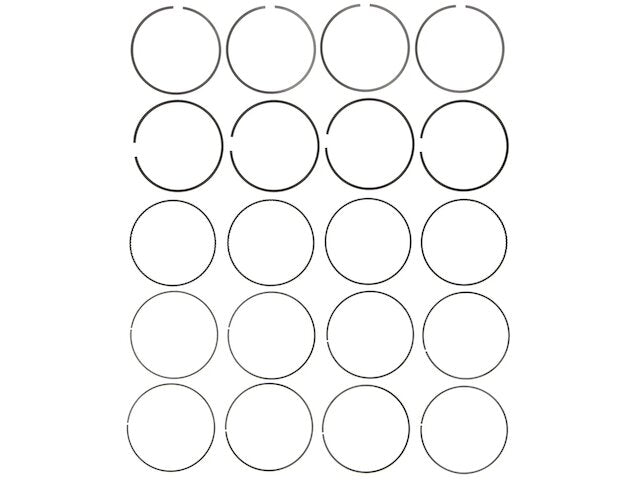 Piston Ring Set - 2010 Mazda 3 2.5L 4-Cylinder - VR Gaskets 30401-07367847
