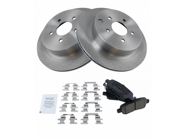 Rear Brake Pad and Rotor Kit - 2003-2012 Infiniti FX35 - TRQ 7021-07370382