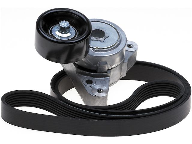 Serpentine Belt Drive Component Kit - 2003-2011 Honda Element 2.4L 4-Cylinder GAS (2003-2011 Models with AC) - Gates 7014-07371800