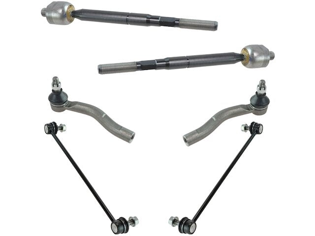 Front Tie Rod End and Sway Bar Link Kit 6 Piece - 2007-2008 Toyota Yaris - TRQ 18959-07374008