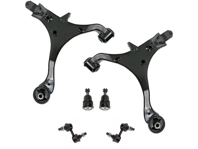Control Arm Ball Joint Sway Bar Link Kit 6 Piece Set - 2002-2006 Honda CR-V - TRQ 6026-07374095