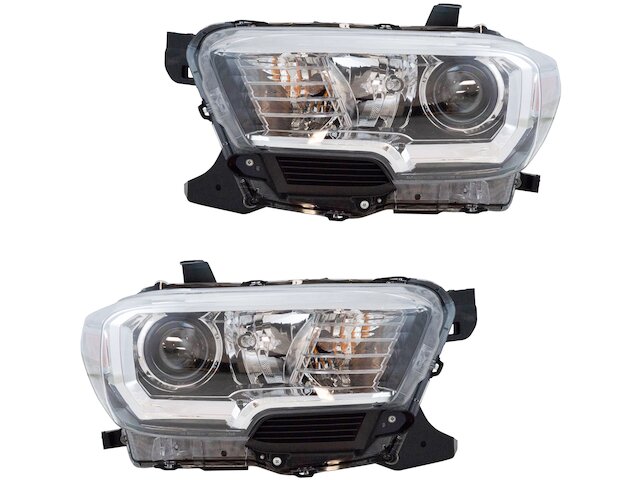 Headlight Assembly Set 2 Piece - 2016-2017 Toyota Tacoma - DIY Solutions 137652-07375033