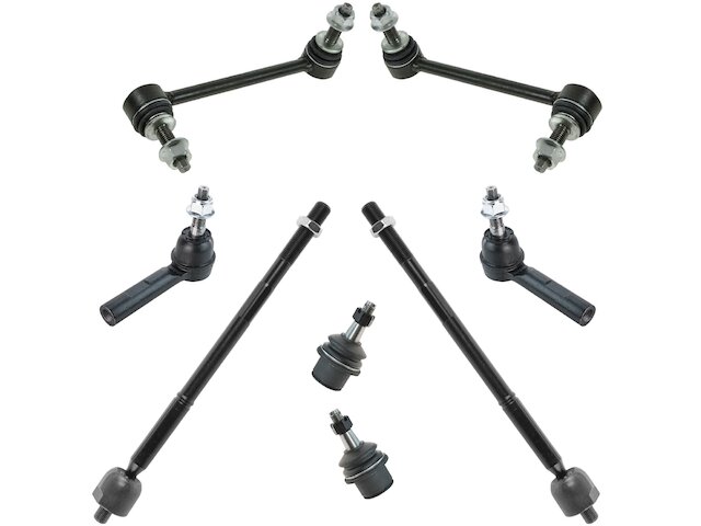 Front Ball Joint Sway Bar Link Tie Rod End Kit 8 Piece - 2011-2019 Dodge Challenger 6.2L V8 - TRQ 97143-07385141