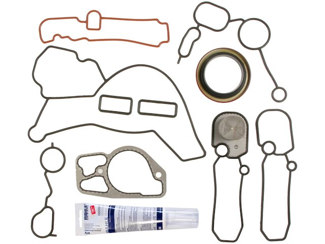 Timing Cover Gasket Set - 2000-2003 Ford Excursion 7.3L V8 VIN F - Mahle 5244-07386422