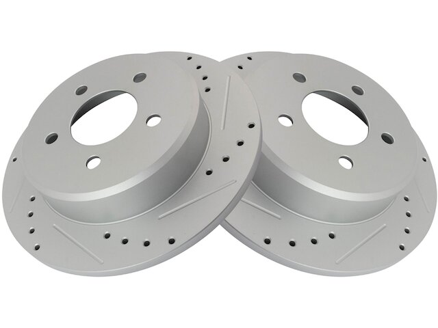 Rear Brake Rotor Set 2 Piece - 1997-2007 Dodge Grand Caravan - TRQ 1887-07387973