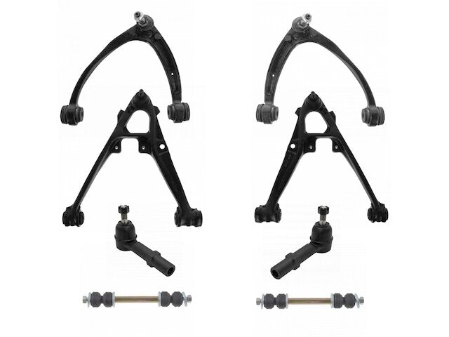 Front Control Arm Ball Joint Tie Rod and Sway Bar Link Kit 8 Piece - 2007-2014 Chevrolet Tahoe - TRQ 18955-07391924