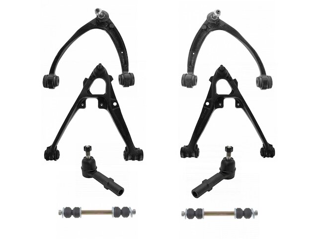 Front Control Arm Ball Joint Tie Rod and Sway Bar Link Kit 8 Piece - 2007-2013 Chevrolet Avalanche - TRQ 18975-07391924