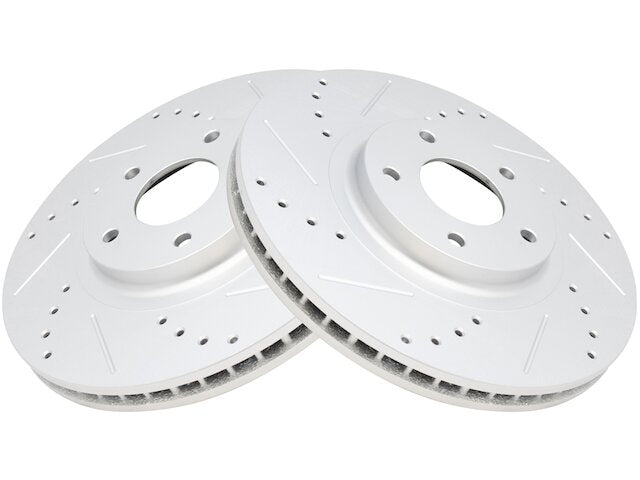 Front Brake Rotor Set 2 Piece - 2006-2010 Infiniti M35 - TRQ 18565-07393482