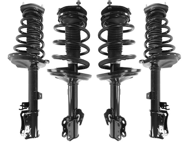 Front and Rear Strut and Coil Spring Assembly - Set of 4 - 2007 Lexus RX350 FWD without Air Suspension - Unity 19030-07398812