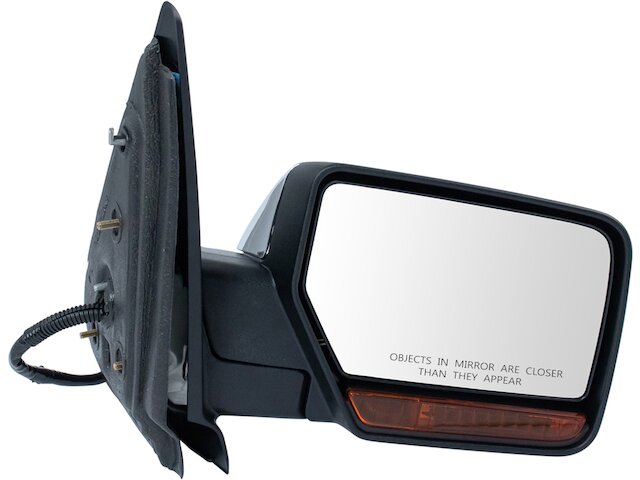 Right Passenger Side Power Mirror - Chrome - with Heated Glass, Power Fold, Turn Signal, Puddle Light, and Memory - 2007-2008 Lincoln Navigator - DIY Solutions 19031-07400637